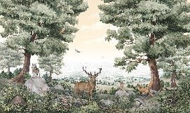 Papier peint vie des animaux