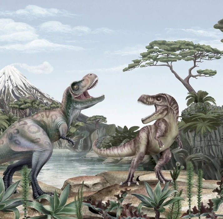 Papier peint le monde des dinosaures