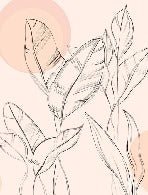 Papier peint gracieuse flore