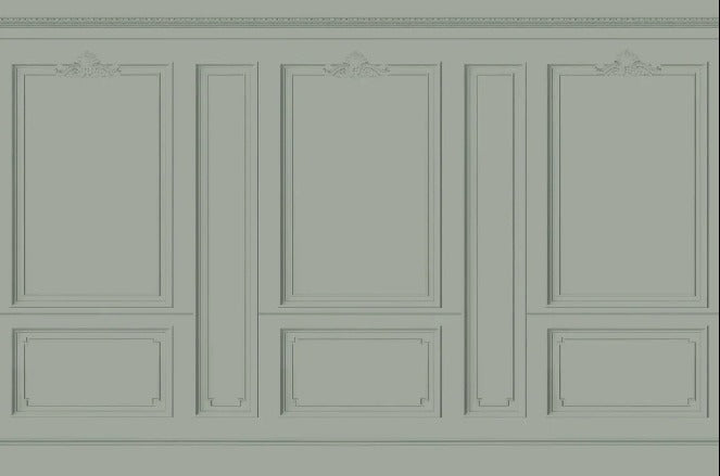 Papier peint Haussmann Vert de gris, XXL, tendance