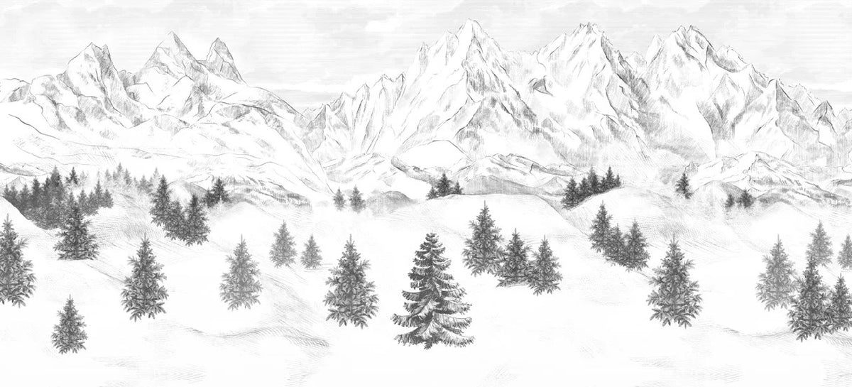 Papier peint Aiguilles d'Arves