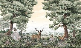 Papier peint vie des animaux