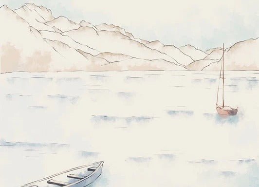 Papier peint Annecy, cimes & art
