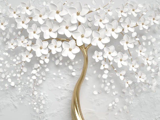 Papier peint toilette tree 3D