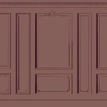 Papier peint trompe l'œil Haussmannien Hacienda