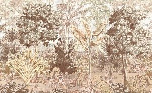 Papier peint jungle lumineuse