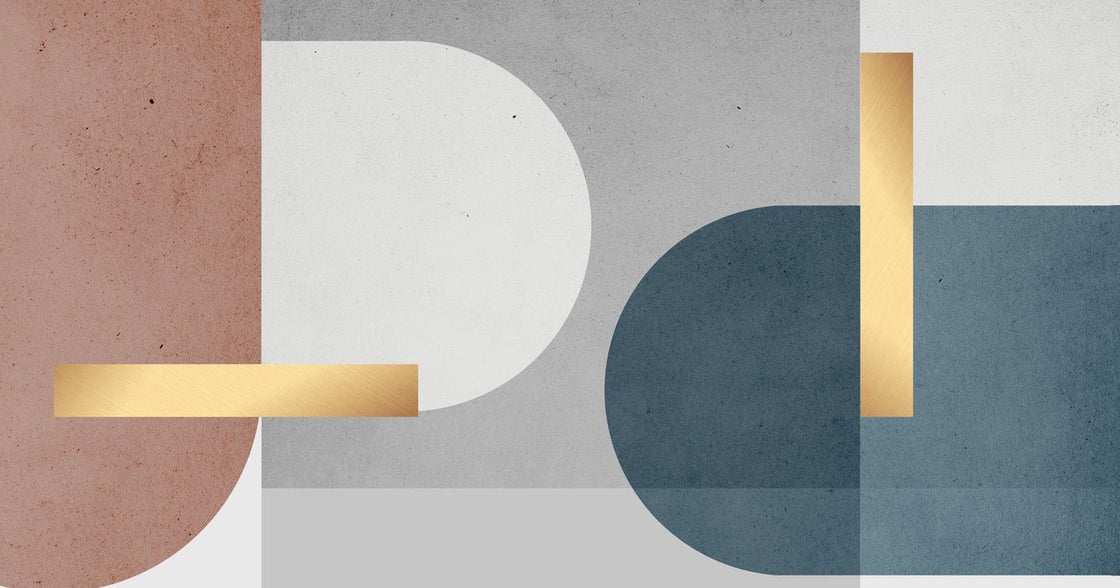 Papier peint ciment graphique