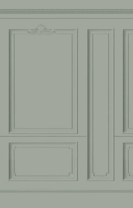 Papier peint Haussmann Vert de gris