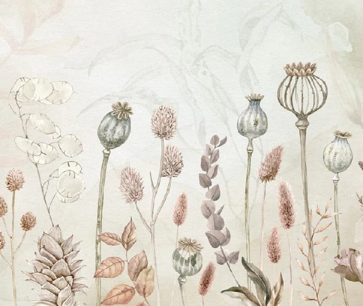 Papier peint automne des fleurs