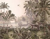 Papier peint jungle haven léopard