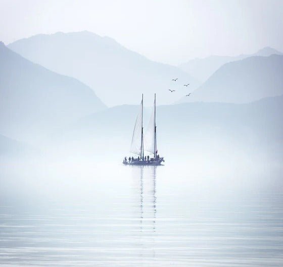 Papier peint lac Annecy navigation