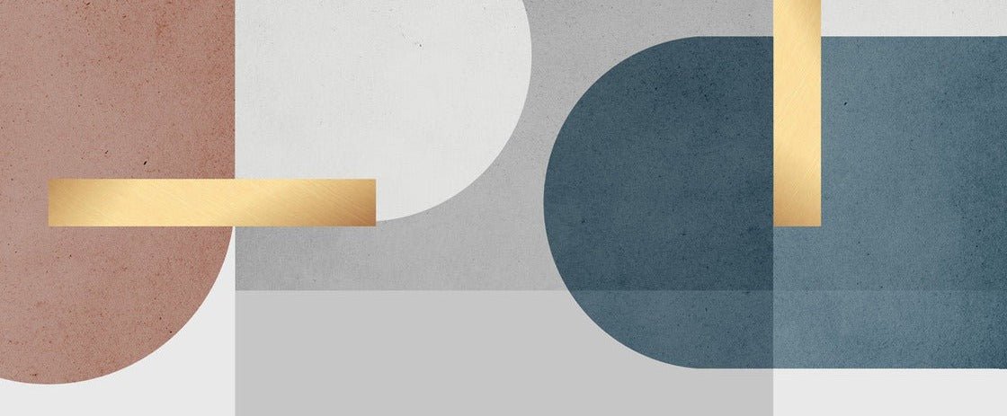 Papier peint ciment graphique