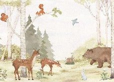 Papier peint forêt enchantée chambre enfant