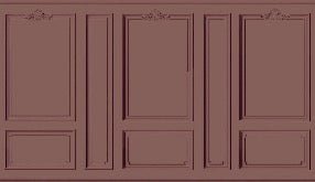 Papier peint trompe l'œil Haussmannien Hacienda