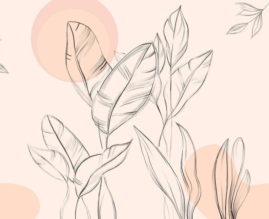 Papier peint gracieuse flore