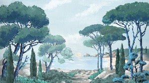 Papier peint balade dans les calanques