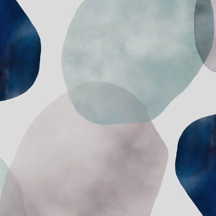 Papier peint cercle abstrait watercolor