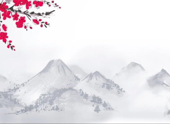 Papier peint zen paysage minimaliste