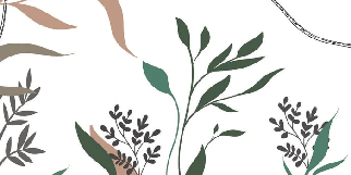 Papier peint ginkgo artiste floral