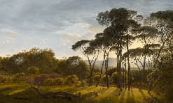 Papier peint hall paysage historique Italie