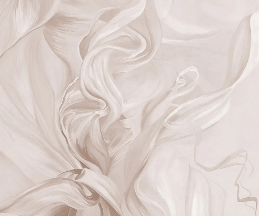 Papier peint contemporain – sublime flow sepia