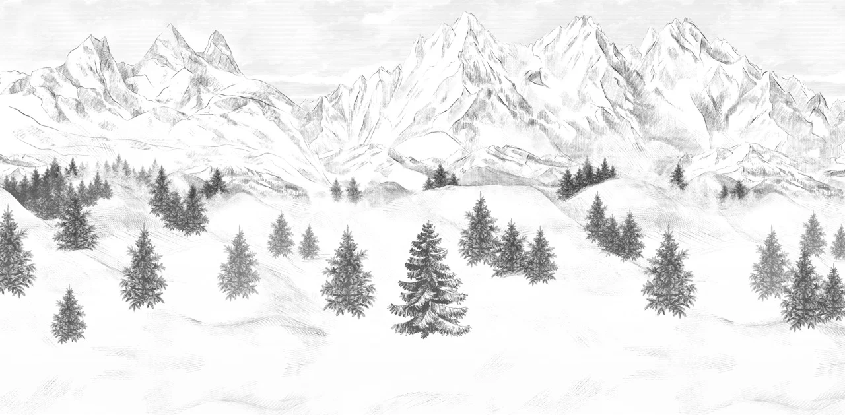 Papier peint Aiguilles d'Arves