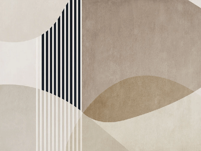 Papier peint forme créative