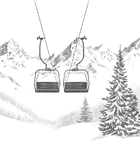 Papier peint immersion Alpine - Muralconcept