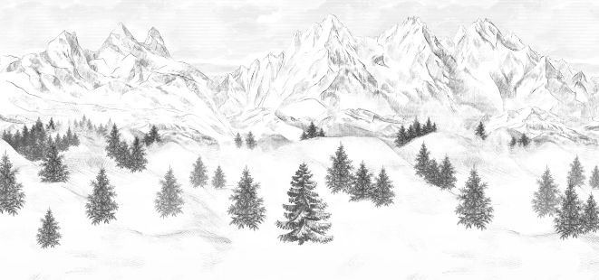 Papier peint Aiguilles d'Arves