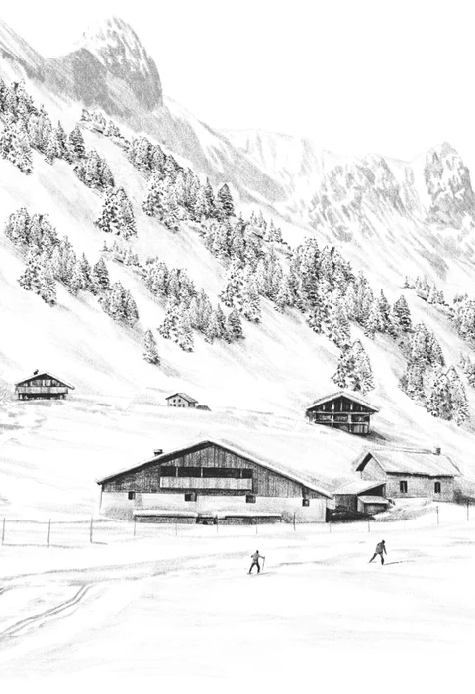 Wallpaper Clusaz ski fond montagne Confins