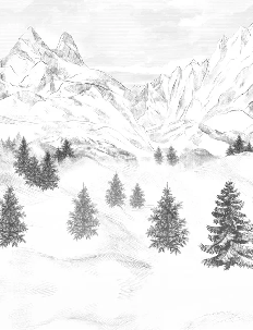 Papier peint Aiguilles d'Arves