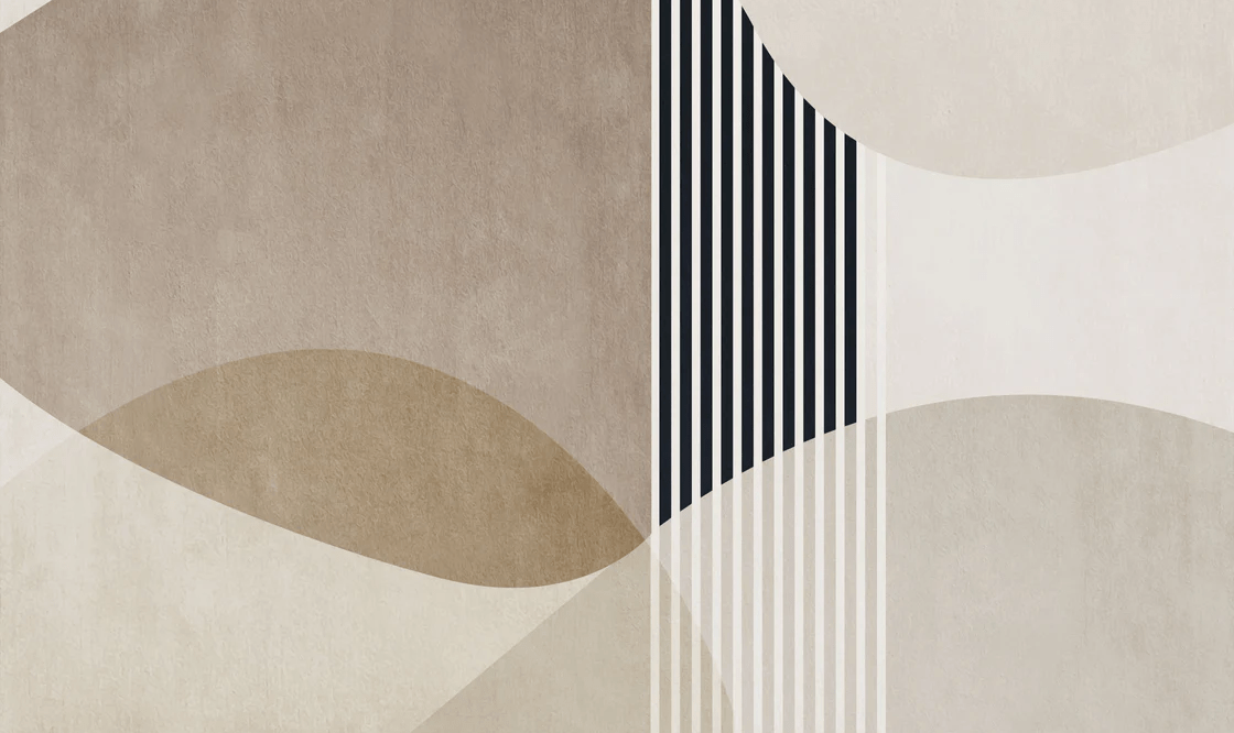 Papier peint forme créative