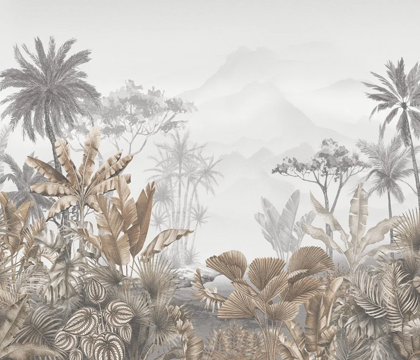 Tapete Trend Tropical Sepia