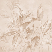 Papier peint élégante jungle poudrée