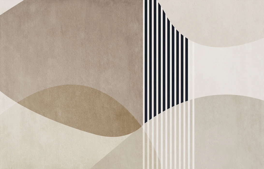 Papier peint forme créative