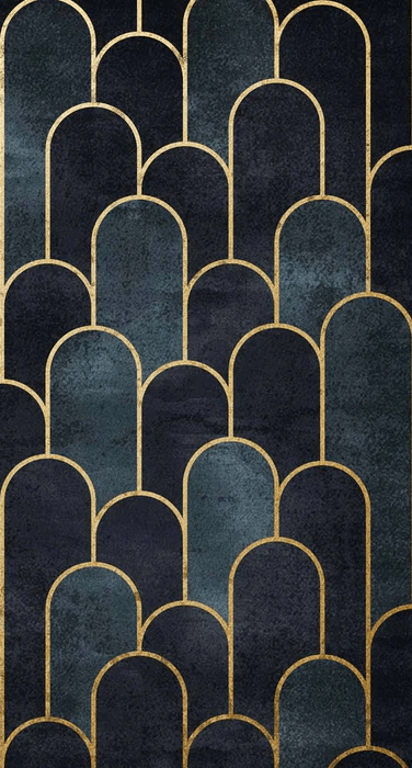 Papier peint dark blue chic