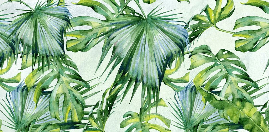 Papier peint Feuillages Verts