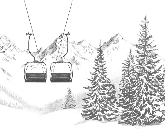 Papier peint immersion Alpine