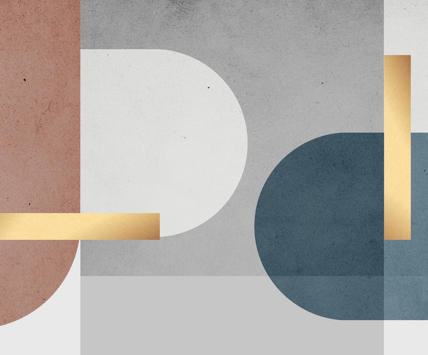 Papier peint ciment graphique