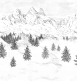 Papier peint Aiguilles d'Arves