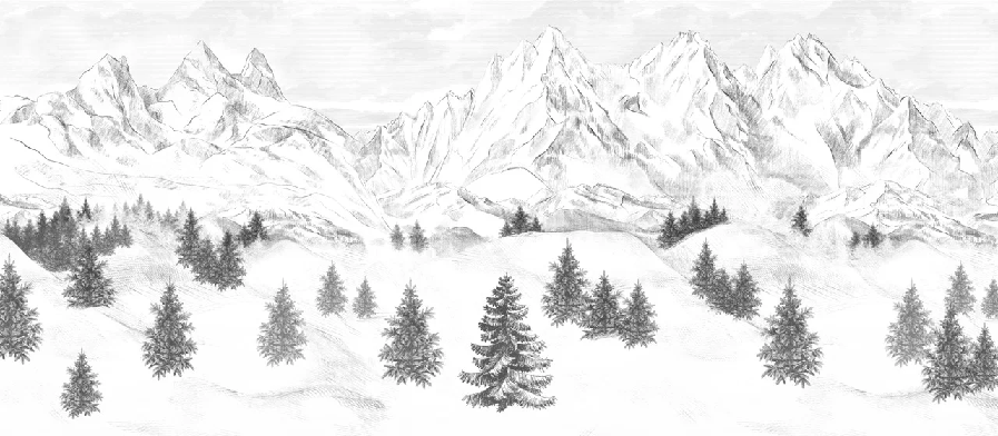 Papier peint Aiguilles d'Arves
