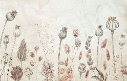 Papier peint automne des fleurs