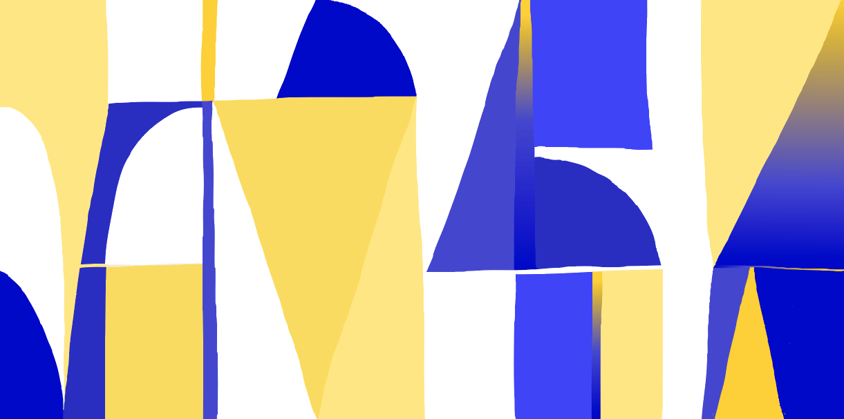 Papier peint Memphis style majorelle, XXL, tendance