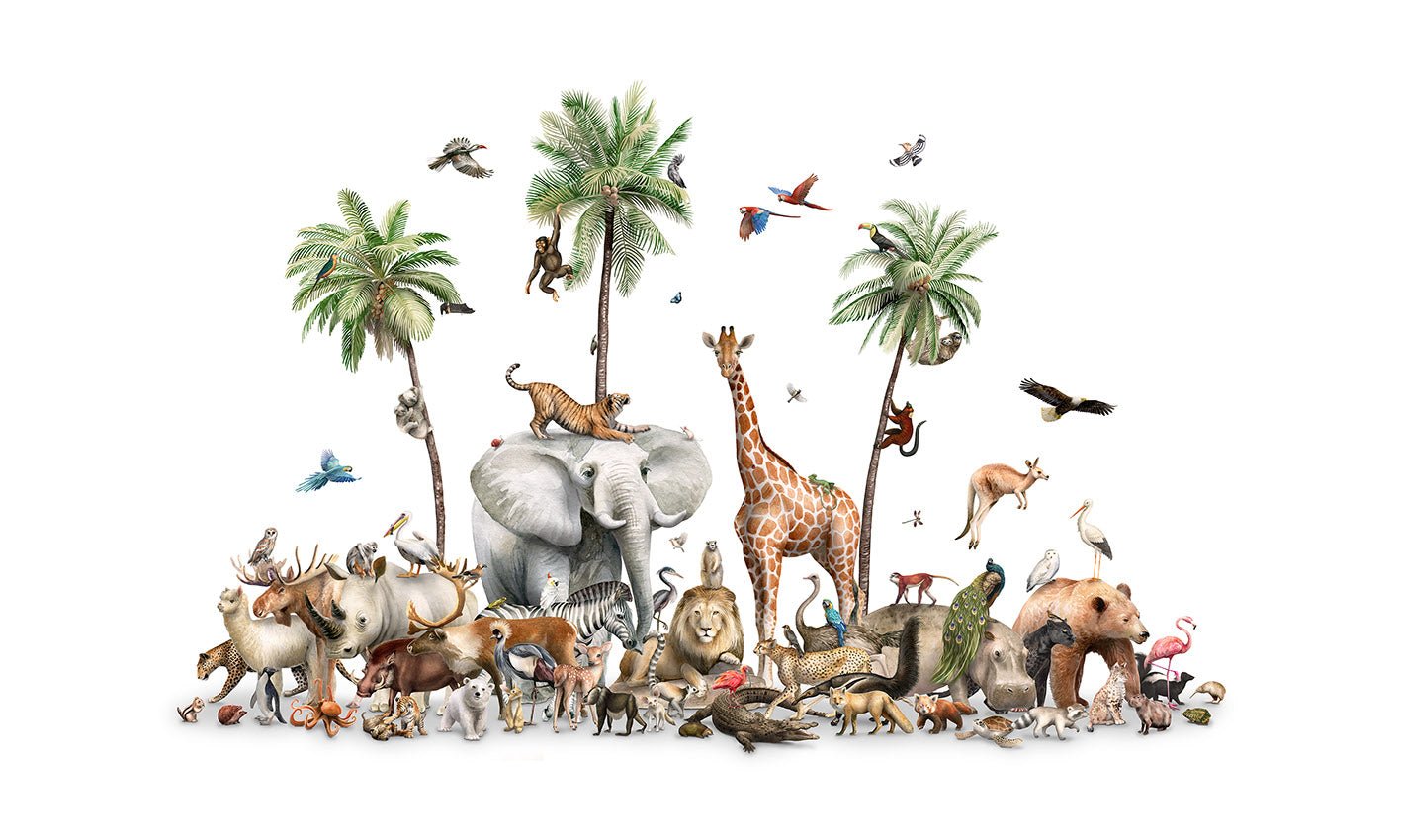 Papier peint animaux terre des lions, XXL, tendance