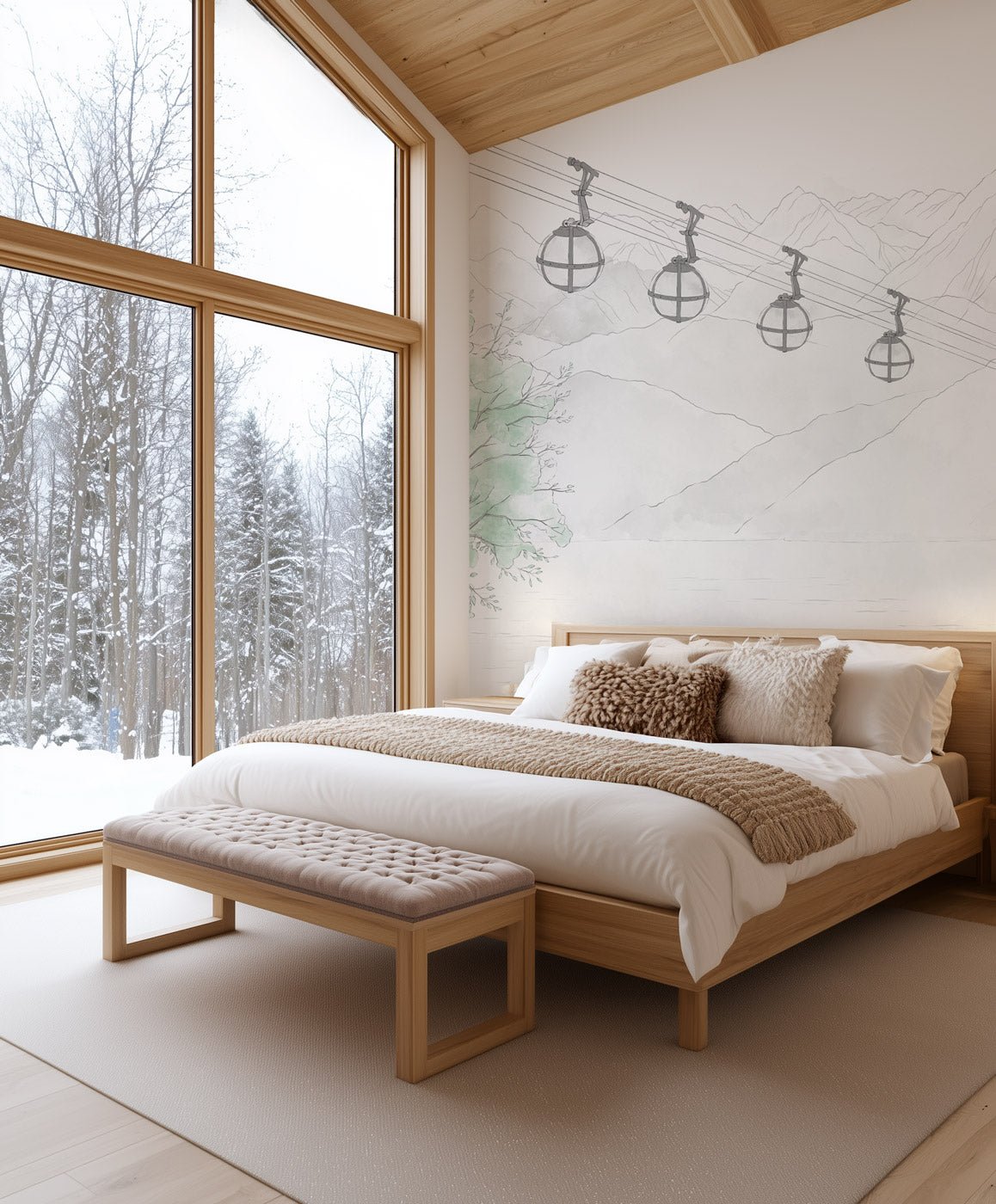 Papier peint panoramique - Bulle alpine