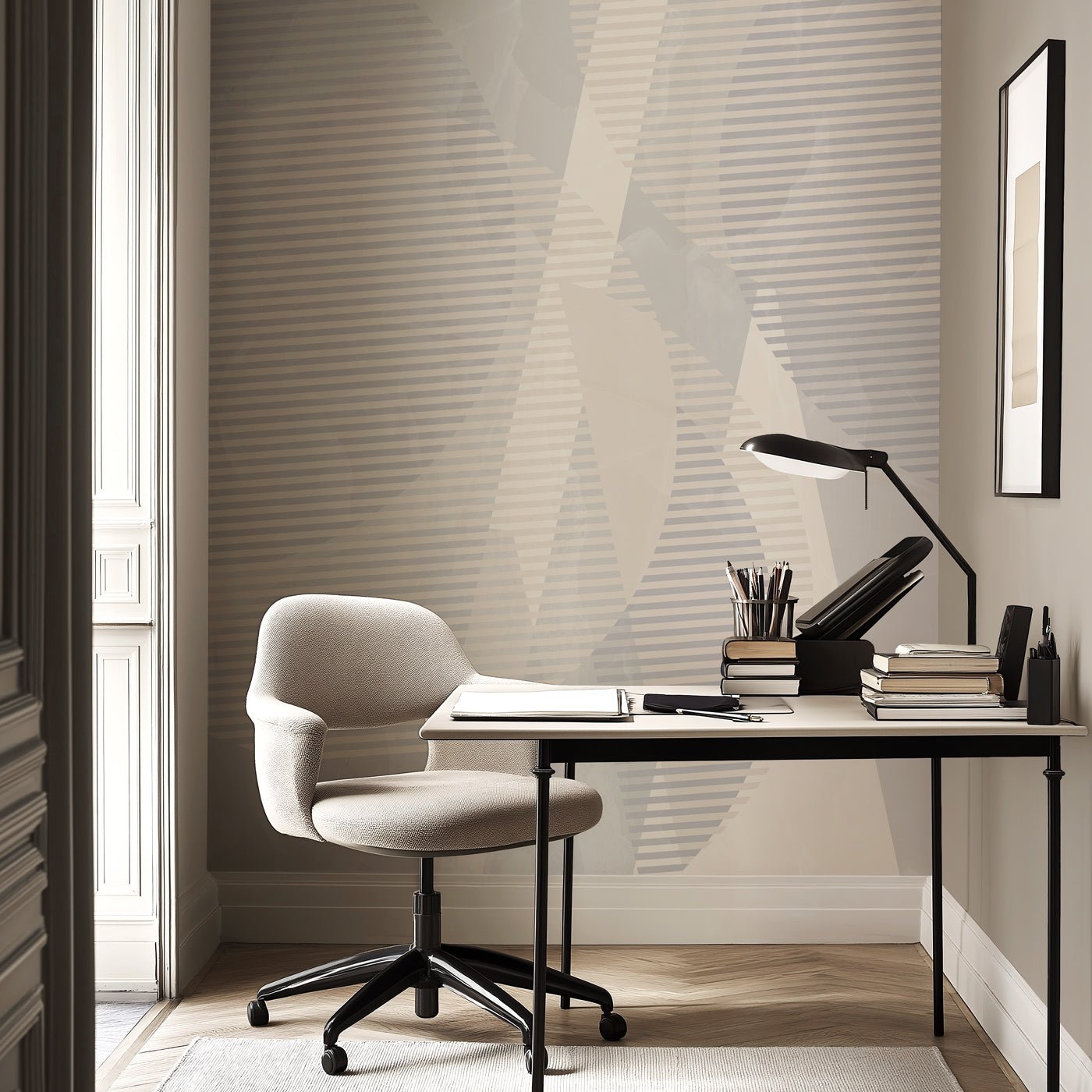 Papier peint graphique minéral, XXL, tendance