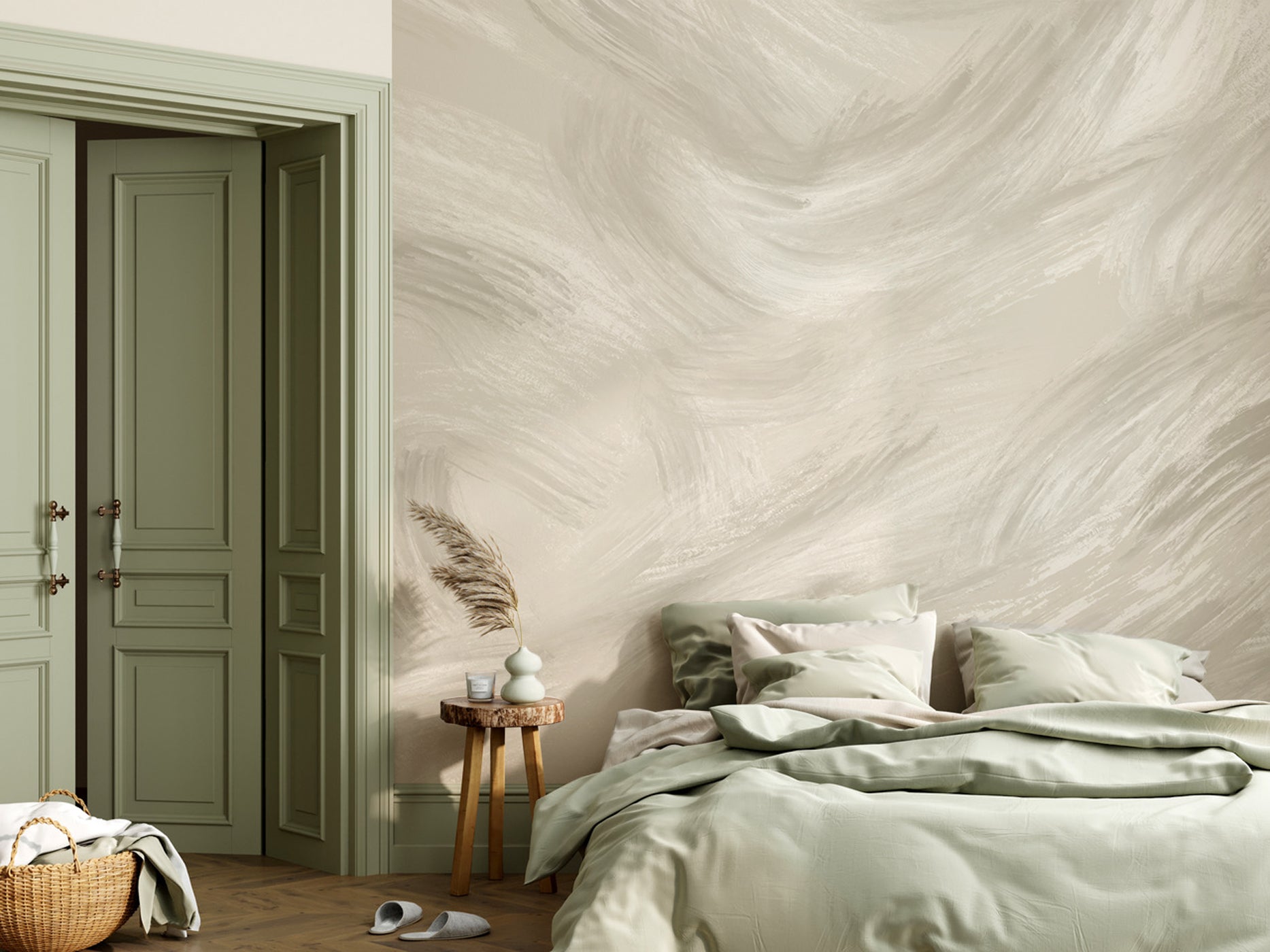 Papier peint moderne patine minérale, XXL, tendance