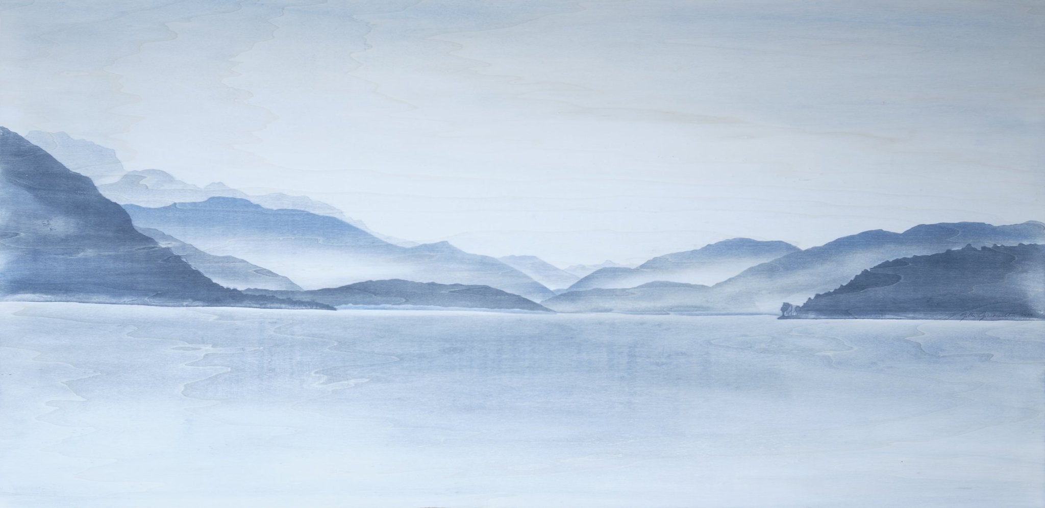 Papier peint Annecy | Les Bleus du Lac®, XXL, tendance