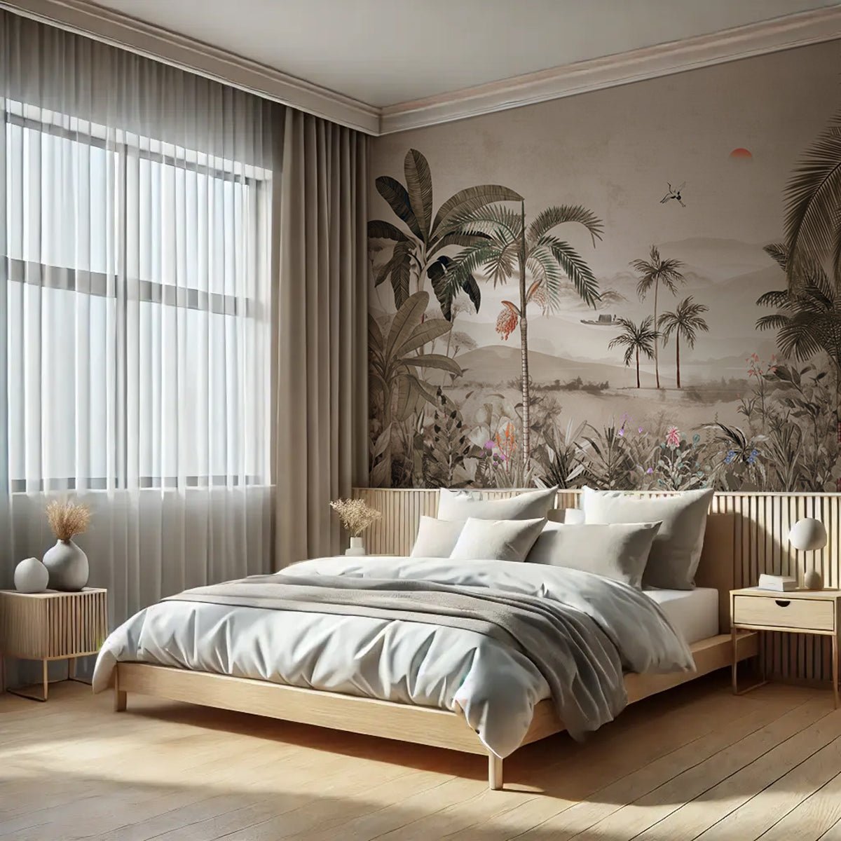 Papier peint l'art de la jungle peint, XXL, tendance