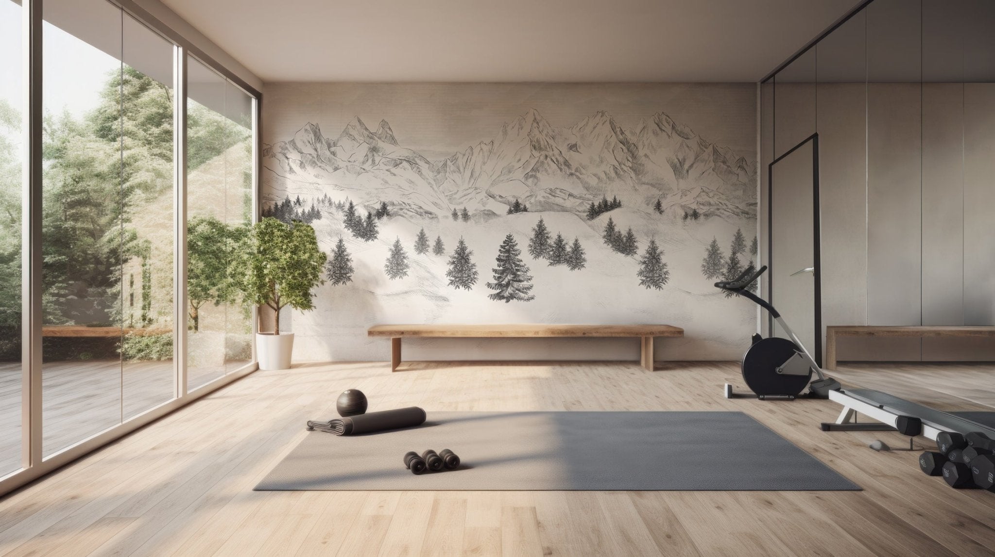 Papier peint Aiguilles d'Arves, XXL, tendance